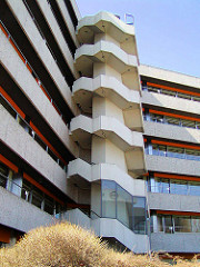 Architektur in der City Nord in Hamburg Winterhude - ehm. Hamburger BP Zentrale am Überseering.