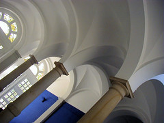 Aufnahmen vom Universitätskrankenhaus Hamburg Eppendorf, UKE - 2003; Eingangshalle in der Martinistraße.