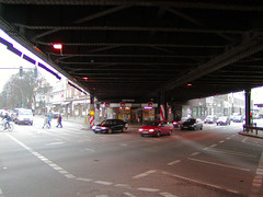 Sternbrücke über die Stresemannstraße + Max-Brauer-Allee in Hamburg  (2002).