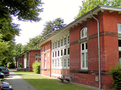 Aufnahmen vom Universitätskrankenhaus Hamburg Eppendorf, UKE - 2003; Pavillions.
