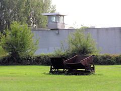 Fotos von der KZ-Gedenkstätte in Hamburg Neuengamme.  (2003)