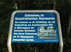 Fotos von der KZ-Gedenkstätte in Hamburg Neuengamme.