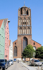 Kirchturm der St. Jacobikirche - Hansestadt Stralsund.