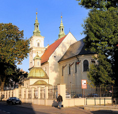 St. Florianskirche in Krakau / Kraków - 1184 wurde eine Reliquie des Hl. Florian nach Krakau überführt - in der Kirche wird ein Silberreliquar mit dem Unterarm und der rechten Hand des Heiligen gezeigt.
