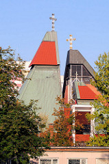 Modernes Kirchengebäude in Breslau - Wroclaw - Architekturfotografie.