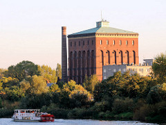 Altes Wasserwerk - Wasserturm an der Oder in Wroclaw, Breslau, errichtet 1877.