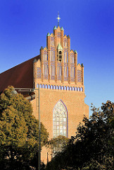 Fassade der gotischen Kirche St. Dorotheen in Wroclaw, Breslau - Polen.