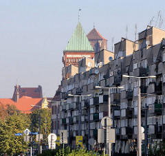 Moderne Architektur - historische Türme; Bilder aus Worclaw, Breslau - Polen.