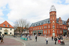 Historisches Postgebäude - Postamt am Pferdemarkt in Stade.