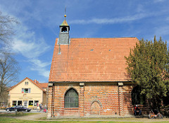 Seitenansicht der Gertrudenkapelle in Uelzen - 1513 am Gudestor errichtet; Architekt Hans Holsteke.