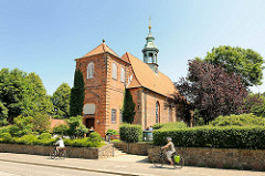 Schlosskirche Ahrensburg, Schleswig Holstein - errichtet 1595, nachgotischer Backsteinbau.