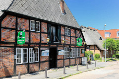 Denkmalgeschütztes Fachwerkhaus - Rauchhaus in Ahrensburg, Schleswig Holstein.