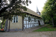 Schifferkirche von 1673 in Arnis, Schleswig Holstein.