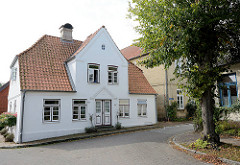 Wohnhaus / Einzelhaus; Architektur in Arnis, Schleswig Holstein.