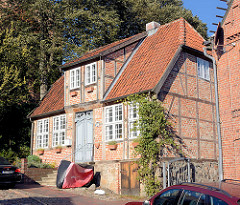 Historisches Fachwerkhaus in der Altstadt von Mölln.