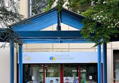 Eingang Lungenklinik Grosshansdorf - Kreis Stormarn.