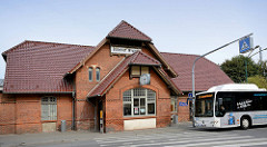 Empfangsgebäude Bahnhof Wismar.