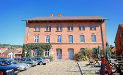 Historische Gebäude der alten Stadtmühle, die erstmals 1278 urkundlich erwähnt wurde - das jetztige Gebäude wurde 1865 errichtet und war bis 1958 in Betrieb.