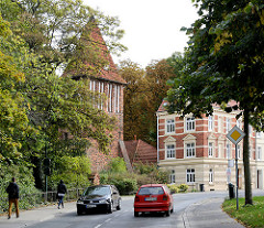 Alter Wasserturm der Hansestadt Wismar - ursprünglich Wehrturm der mittelalterlichen Befestigungsanlage.