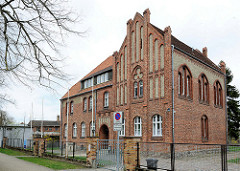 Präparandenanstalt in Anklam, erbaut 1906 - es diente bis 1925 als Vorbereitungsstätte von jungen Männern auf den Lehrerberuf - jetzt Musikschule.