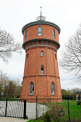 Historischer Wasserturm Anklam - erbaut 1906, in Betrieb bis 1997.