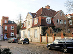 Barockes Wohngebäude in der Rathausstrasse von Uetersen, Kreis Pinneberg.
