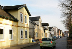 Wohnstrasse in Uetersen - Einzelhäuser im ähnlichen Baustil / Gründerzeitgebäude in der Seminarstrasse.