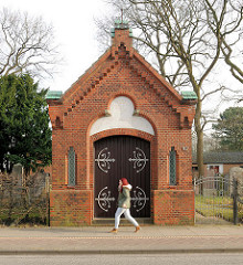 Taharahaus - jüdischer Friedhof Elmshorn, erbaut 1906.