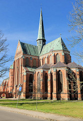 Doberaner Münster - erbaut um 1300; bis Mitte des 16. Jahrhunderts Klosterkirche des Zisterzienser Klosters Doberan - Baustil Gotik, Backsteingotik.