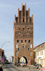 Luisentor / Stadttor der Hansestadt Demmin - Architektur aus dem 15. Jahrhundert.