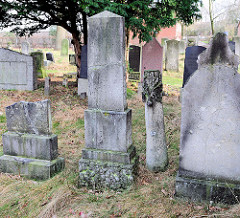 Grabsteine - Jüdischer Friedhof Elmshorn.