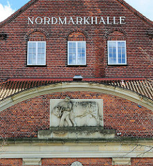 Nordmarkhalle / Bullentempel in Rendsburg - 1913 als städtische Viehhalle eröffnet, jetzt Veranstaltungszentrum.
