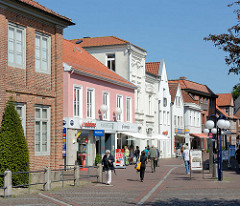 Geschäfte in der Königstrasse in Eutin.