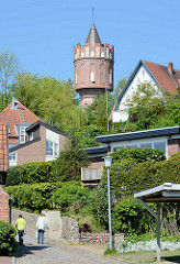 Wasserturm in Eutin; erbaut 1909 - 38m hoch; ein Wasserbehälter mit dem Volumen von 250 000 Litern.