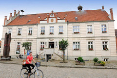 Rathaus am Markt in der Hansestadt Werben.