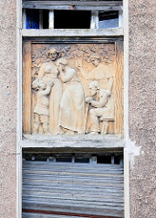 Stuckdekor - Baustil Historismus, Wohnhaus in Wittenberge.