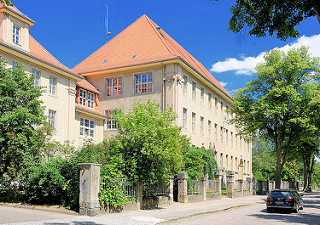 Schulgebäude des Pestalozzi-Gymnasiums in Havelberg - Schulgebäude erbaut 1912.