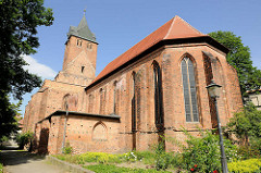 Nikolaikirche der Hansestadt Gardelegen; Baubeginn ca. 1200; durch Bombenangriff 1945 teilw. zerstört.