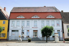 Gebäude Kaufhaus am Markt der Hansestadt Werben.