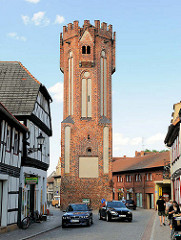 Eulenturm - ehem. Wehrturm der Stadtbefestigung in der Hansestadt Tangermünde. Ursprungsbau um 1300 - in jetziger Form um 1460.