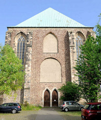Kirche St. Petri in Magdeburg - dreischiffige gotische Hallenkirche, ursprünglich erbaut 1480.