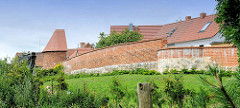 Historische Stadtmauer der Hansestadt Kyritz.