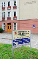 Brandenburgisches Oberlandesgericht am Gertrud Piter Platz in Brandenburg an der Havel.