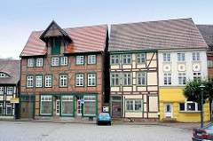 Historischen Fachwerkhäusern, Wohnhaus / Speicher - Ladengeschäft in Grabow, Mecklenburg Vorpommern.