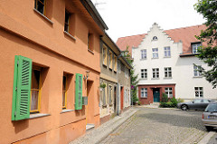 Wohnhäuser in der Altstädtischen Große Heidestrasse in Brandenburg an der Havel.