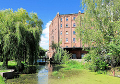 Industriearchitektur der Elde Mühle in Parchim; die Produktion wurde 2008 aufgegeben.