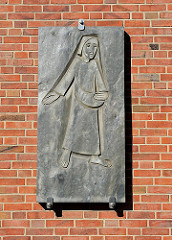 Bronze Wandrelief St. Maria - St. Joseph Kirche.