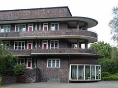 Hamburger Architektur - Backsteinarchtekur in Hamburg Dulsberg.