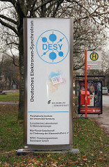 Eingang DESY in Hamburg Bahrenfeld