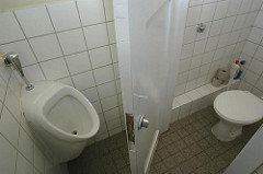Toilette Abschiebegefängnis Hamburg Fuhlsbüttel.